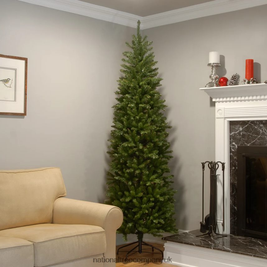 Trees | National Tree Company Artificial Slim Christmas Tree Green Kingswood Fir Includes Stand 9 Feet F2L4F118